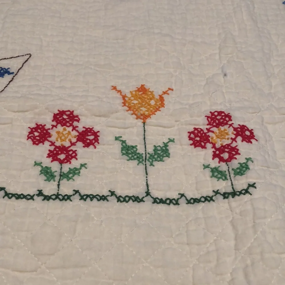 Vintage Nursery rhymes quilt